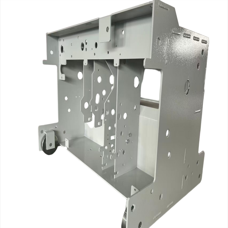 Air circuit breaker chassis fabricated from sheet metal